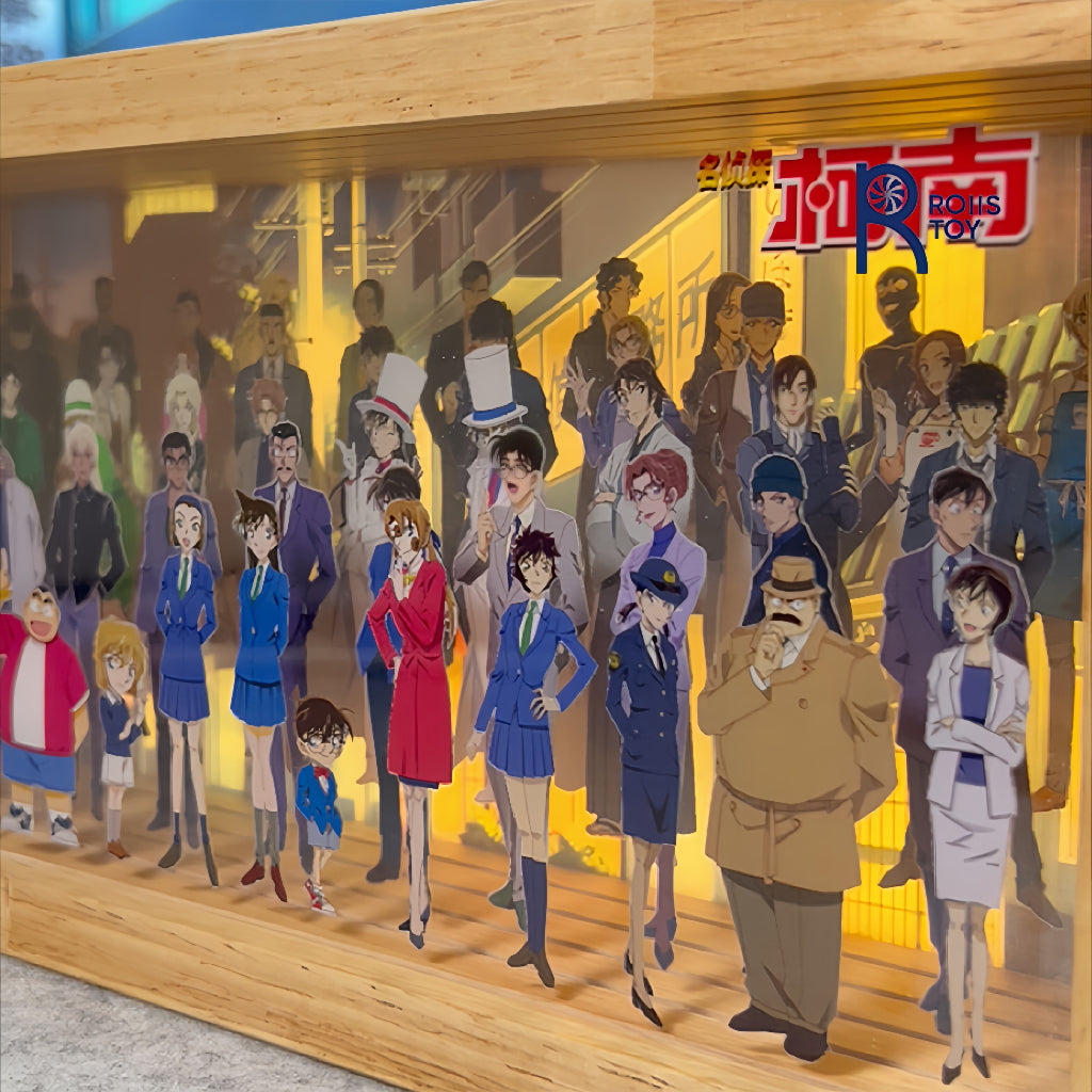 Glowing Light Box: Detective Conan Family Group Photo