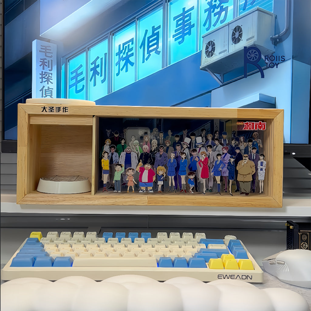 Glowing Light Box: Detective Conan Family Group Photo