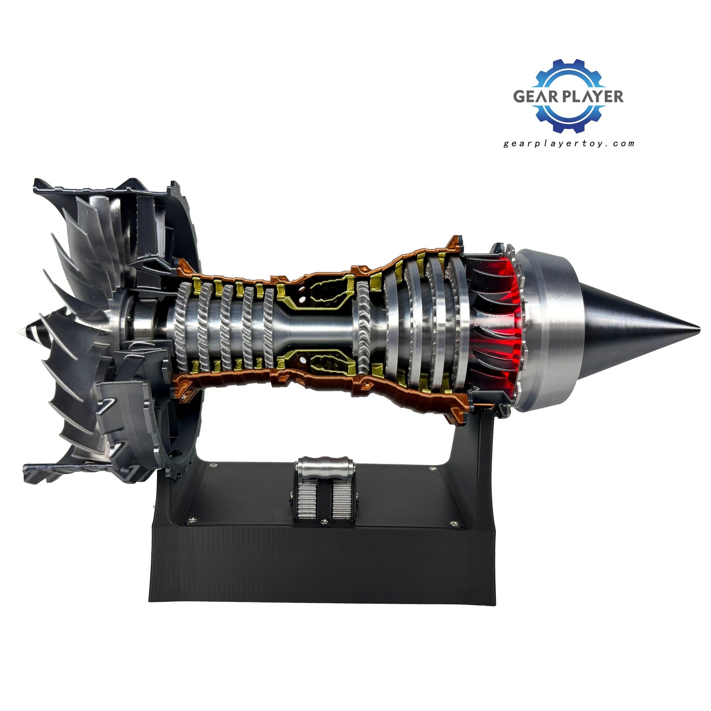 GearPlayer™ The TR-900 aircraft engine model can emit light