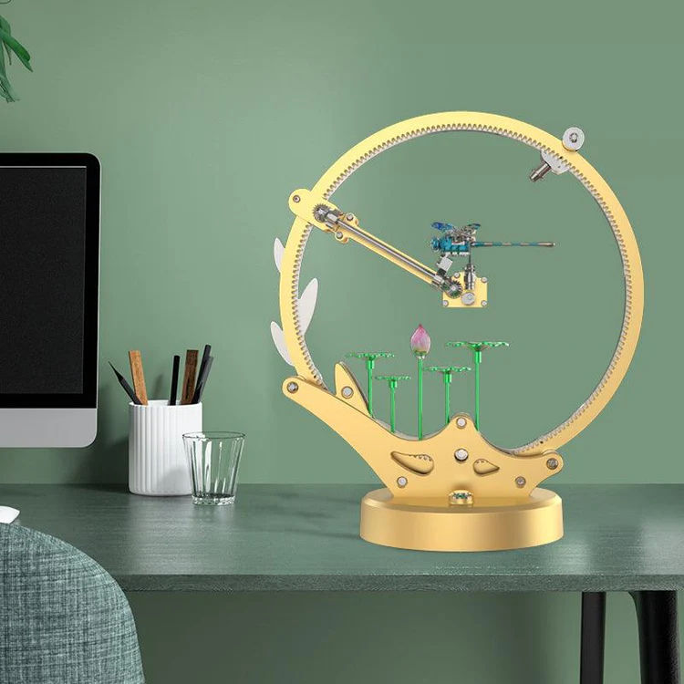GearPlayer™ Teching Flying Dragonfly Kinetic Sculpture 3D Metal Model DIY Kits