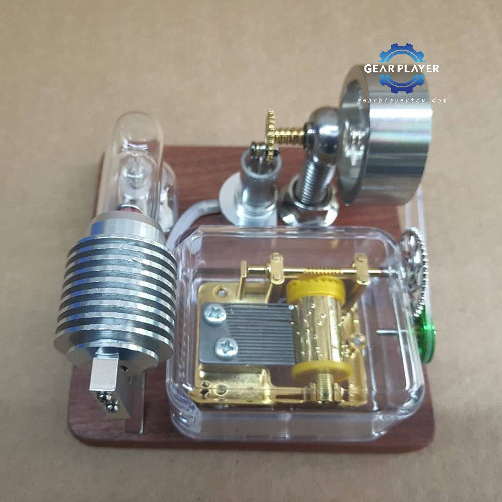 GearPlayer™ Music box Sterling engine model