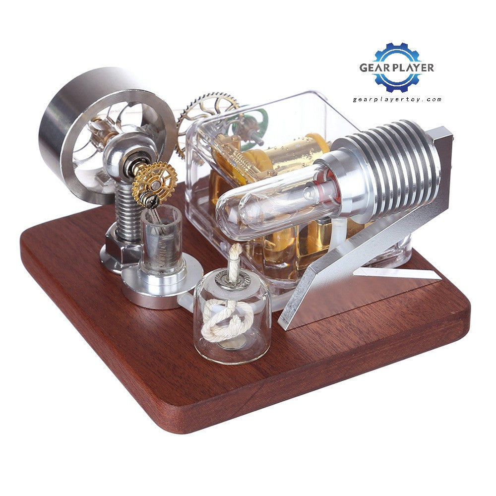 GearPlayer™ Music box Sterling engine model