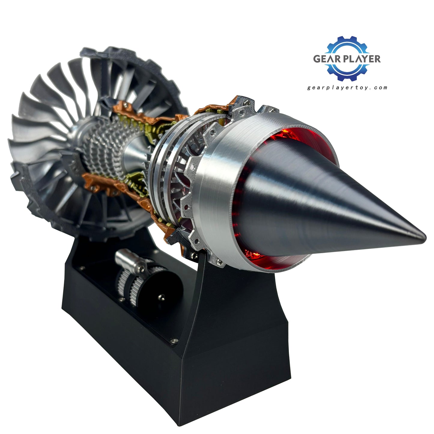 GearPlayer™ The TR-900 aircraft engine model can emit light