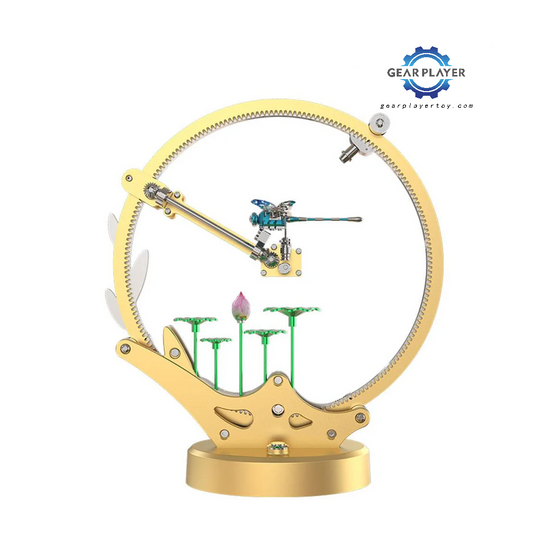 GearPlayer™ Teching Flying Dragonfly Kinetic Sculpture 3D Metal Model DIY Kits