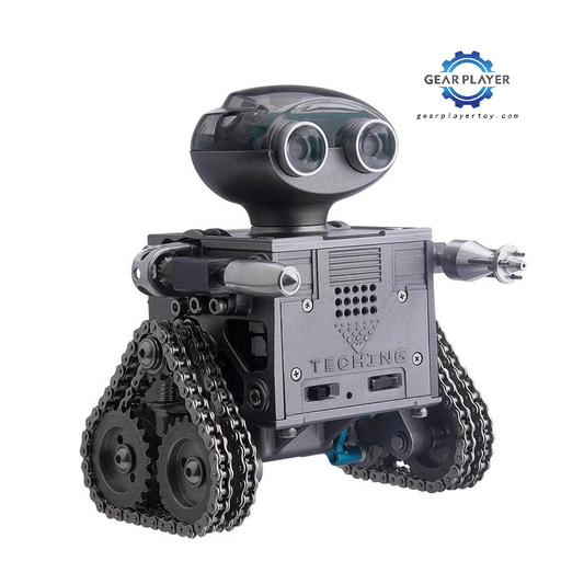 GearPlayer™ TECHING 160PCS Metal Remote Control Tank Robot Building Kits Bluetooth Speaker