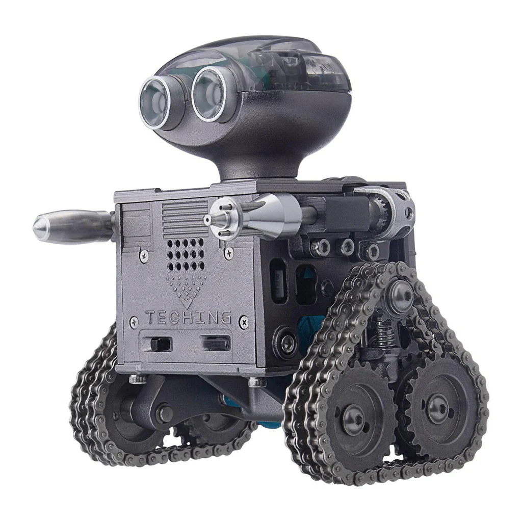 GearPlayer™ TECHING 160PCS Metal Remote Control Tank Robot Building Kits Bluetooth Speaker