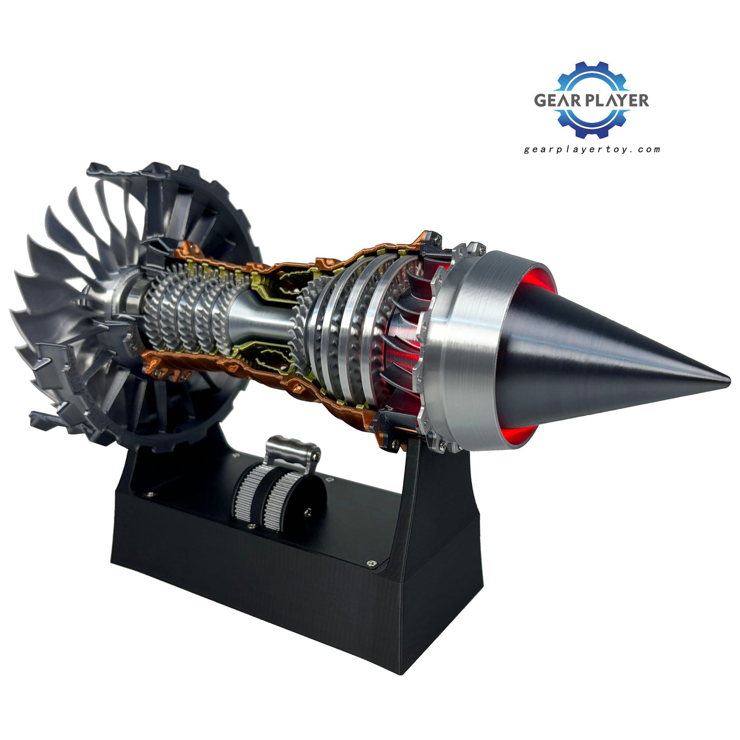 GearPlayer™ The TR-900 aircraft engine model can emit light