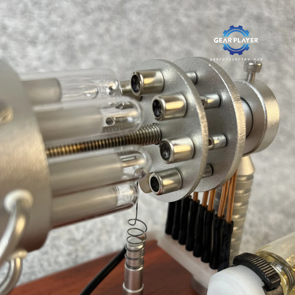 GearPlayer™ 16 Cylinder Hot Air Stirling Engine Model