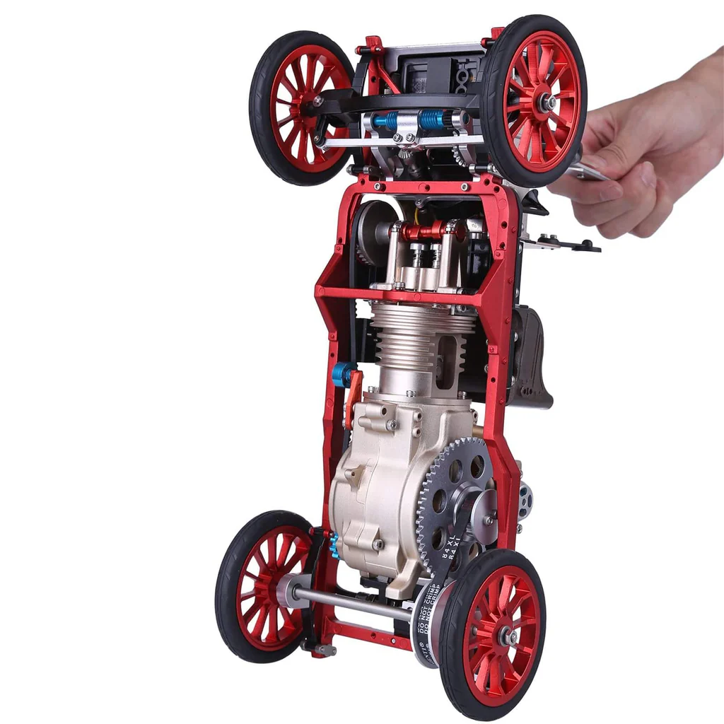 GearPlayer™ Teching Assembly Vintage Classic Car Metal Mechanical Model Toy with Electric Engine 310+pcs