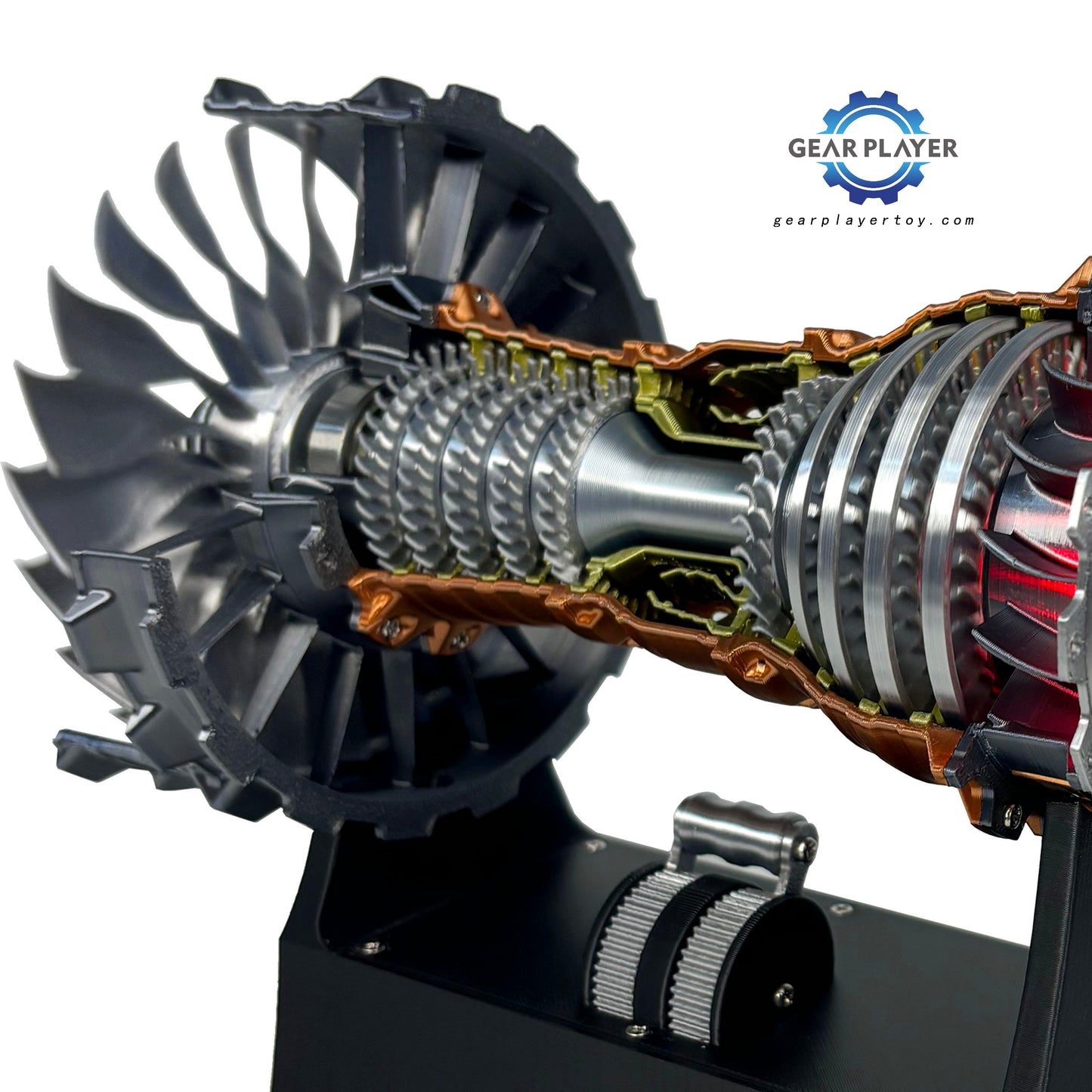 GearPlayer™ The TR-900 aircraft engine model can emit light