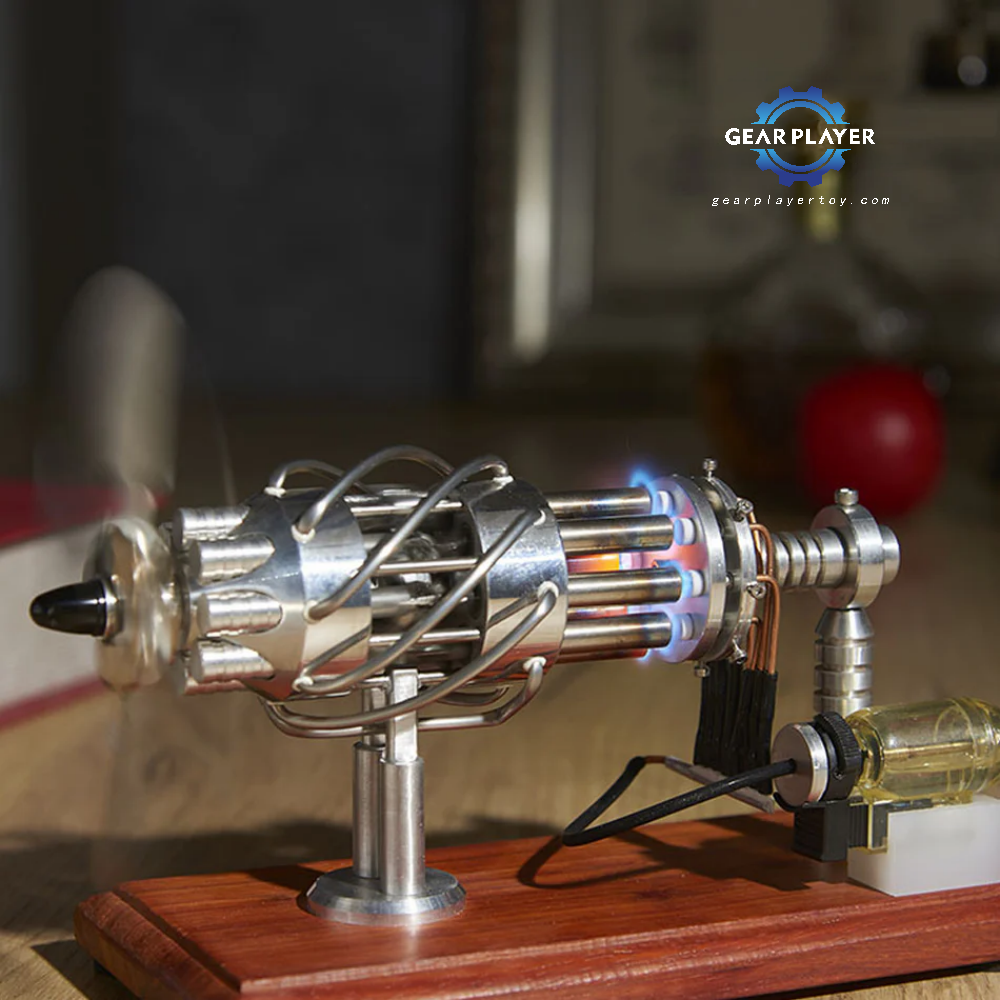 GearPlayer™ 16 Cylinder Hot Air Stirling Engine Model